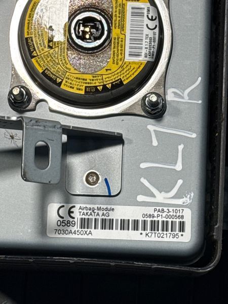Подушка безпеки у торпедо Mitsubishi L200 KL1 2015-19 Англія 493334 фото