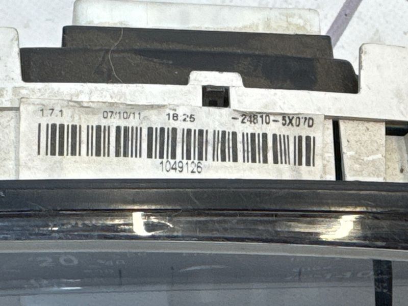 Приборная панель Nissan Navara D40 в милях 905379 фото