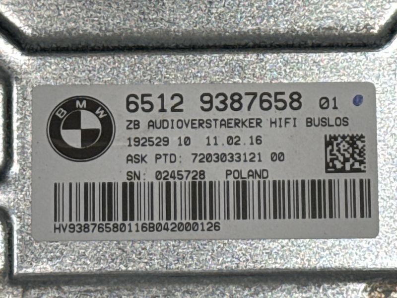 Підсилювач Hi-Fi BMW F30 493322 фото