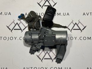 Замок зажигания с ключом и личинками дверей Mitsubishi Outlander 1 493389 фото