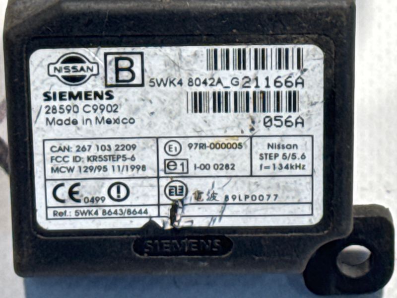 Блок іммобілайзера Nissan Navara D22 493083 фото