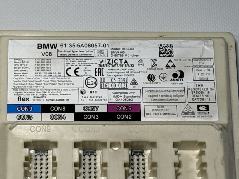 Комплект зажигания ЭБУ BCM с ключом BMW X5 G05 B58B30 493472 фото
