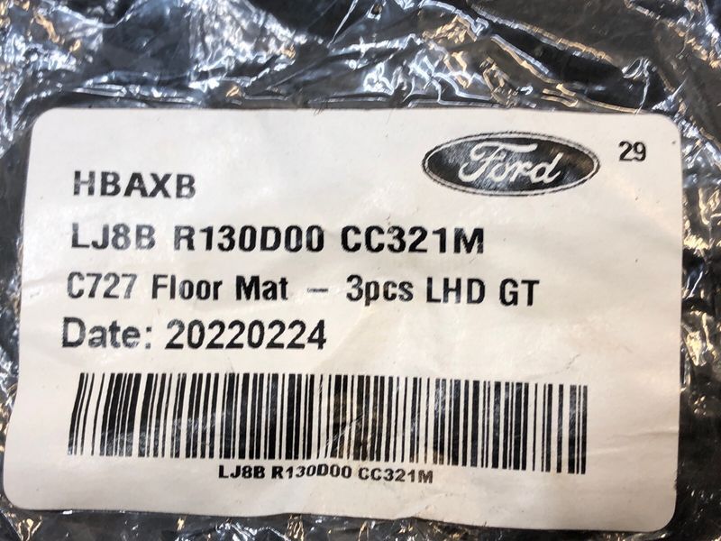 Комплект килимків тканина Ford Mustang Mach-E 898589 фото